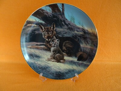 Zierteller Sammelteller W.S.George ''The Red Wolf''  Zertifikat
