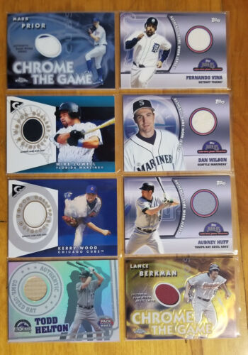 2000-2016 Varios Topps Juego Usado Jersey/Murciélago Parche Reliquias Tú eliges - Imagen 4 de 59