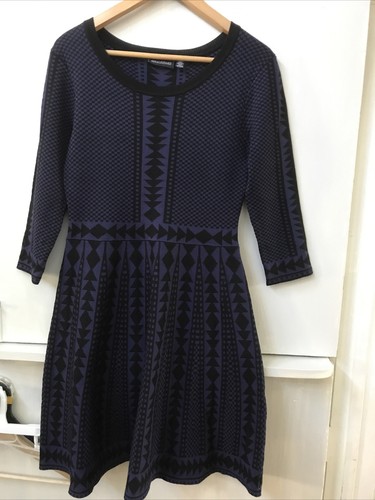 Nina Leonard Size SMALL Geometric Print 
