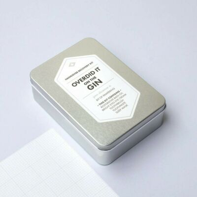 Hangover Recover Kit Overdid It On The Gin $35 - NIB