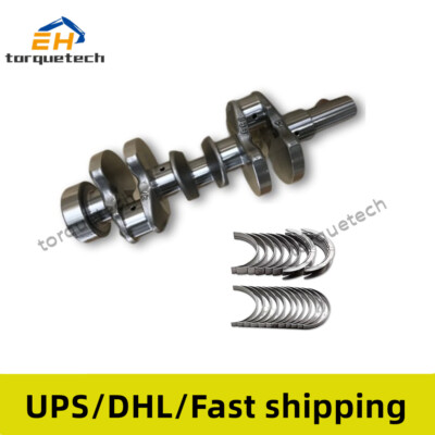 Crankshaft+Bearing for Yanmar 3TNV88 Engine John Deere 27D 35D 35G F1565 2720