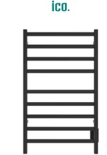 ICO Bath K6035W Kontour Hardwired Stainless Steel Towel Warmer, Matte Black