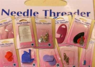 Hemline Tools Nadeleinfädler Feststellgarn Nähhand Maschinengarn 10 TYPEN 680D