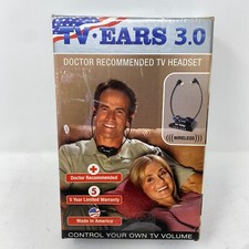 TV Ears Wireless Voice Clarifying Headset TV Dr Recommended NEW OPEN BOX