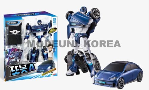 TOBOT Hyundai Car IONIQ 6 Transformer Robot TOBOT A Action Figure Toy 9 Inch - Picture 1 of 8