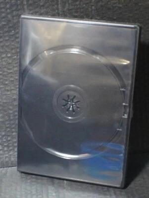 1 x Amaray dvd Cases 2 Disc 14 mm Black Brand new Replacement UK Made P&P Free
