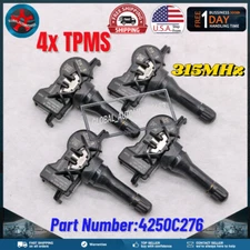 4PCS Tire Pressure Sensor TPMS 4250C276 For Mitsubishi Mirage 2014-2020 315MHZ