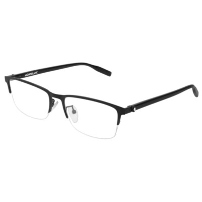 Mont Blanc MB0015O 001 Brillenrahmen RX optische Brille Brille 56-18-145