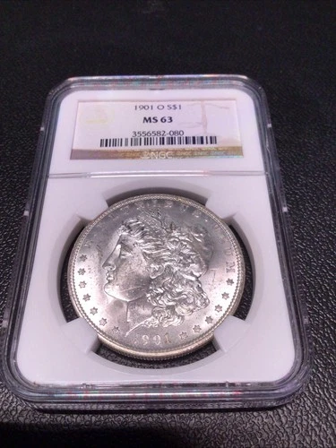 1901-O Morgan Dollar Silver MS63 NGC