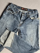 Ariat FR Jeans Men's 33x36 33x34.5 M4 Low Rise Boot Flame Resistant Distressed