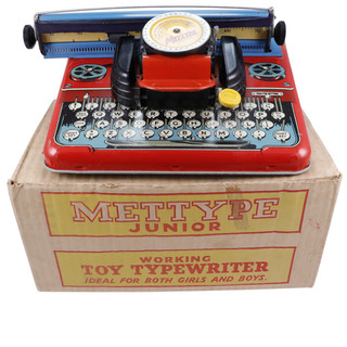 1950s Mettoy Mettype Junior Toy Typewriter in Original Box (S01 060)