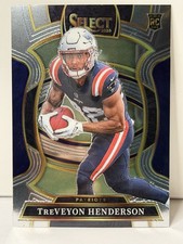 Panini Select Treveyon Henderson Rookie Concourse #78 Patriots NFL Football