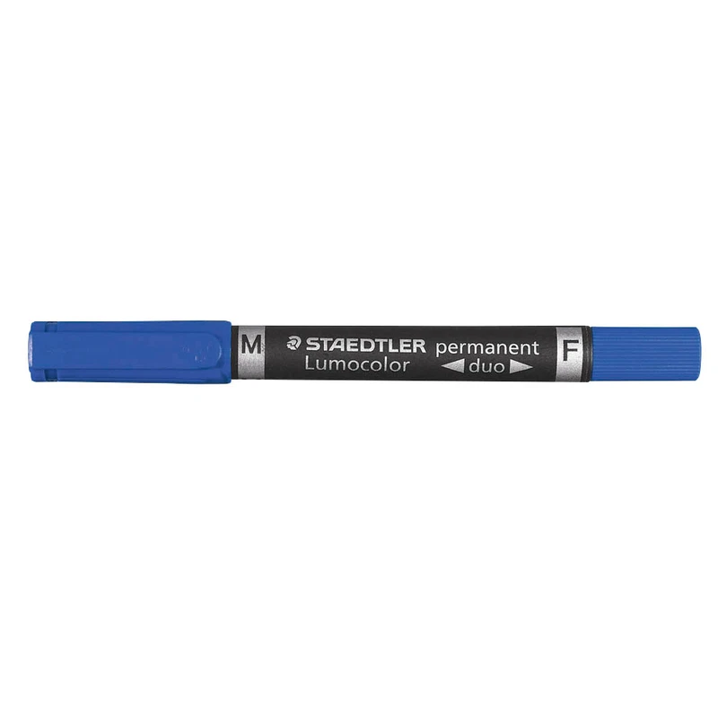 4 x Staedtler Permanentmarker Lumocolor duo, 0,6 mm+1,5 mm sortiert 348 WP4 - Bild 3 von 4