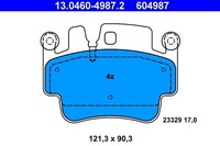 ATE BremsbelÄGe Passend FüR Porsche 911 996 997 Boxster 986