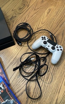 Sony PlayStation 4 PS4 500GB CUH-1115A Controller Bundle 4 Games