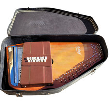 Oscar Schmidt 15 Chord 36 String Autoharp Wooden Auto Harp with Case