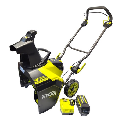 #ad #ad RYOBI 40V HP Brushless 18 in. Electric Auger Propelled Snow Blower Kit $429.99