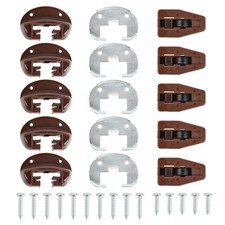 5Sets Replacement Drawer Track Slide Kit,Track Drawer Guides Furniture6304