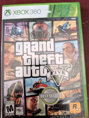 Grand Theft Auto V 5 ( Microsoft Xbox 360, New