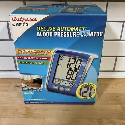 Walgreens by HoMedics Automatic Digital BP Monitor, Std/Lrg Cuffs, AC Adapter