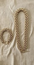 Gold Chain Set – Necklace & Bracelet