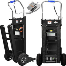 Electric Stair Climber Heavy Object Sack Truck Removable Battery Load Capacity f