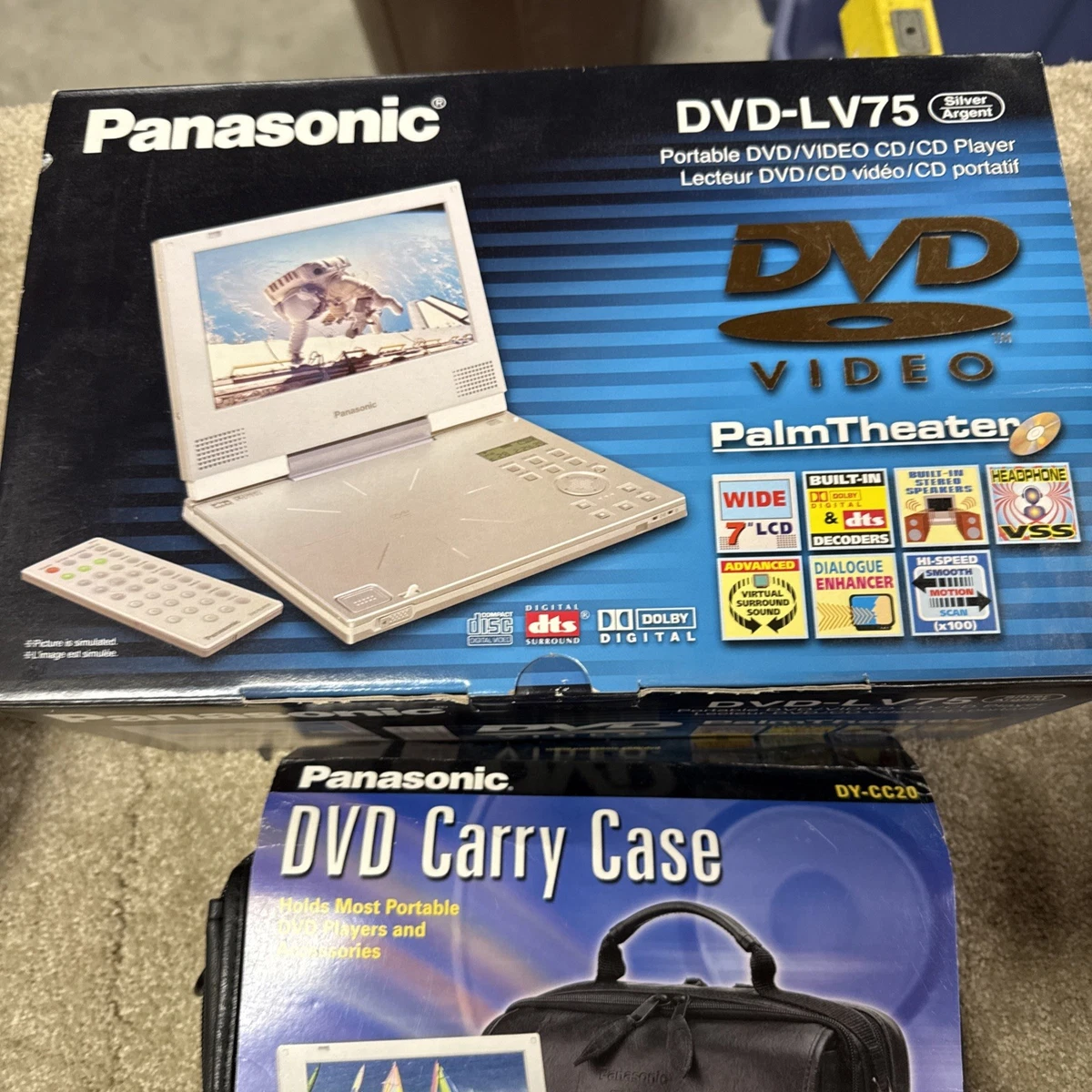 25+ Panasonic DVD & Blu-ray Players 5.0-7.9 in Screen for sale