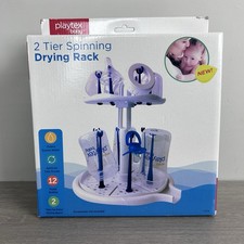 NEW Playtex Baby 2 Tier Spinning Drying Rack