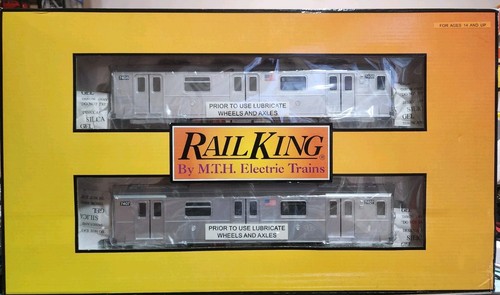 Juego adicional de 2 vagones de metro MTH MTA NYC R142 30-2797-3 #6 tren nuevo en caja  | Condition: New