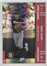 2005 Playoff Prestige Xtra Bases Red 109/150 Bobby Crosby #92 0q3