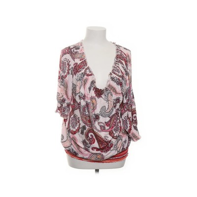 Essentials, Bluse, Größe: 40, Pink/Mehrfarbig, Elasthan/Viskose, Paisley #sBv