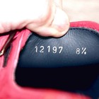 * NIB * $525 Nordstrom ZELLI Italia Legerra 8.5 M Red Goatskin Suede * new Trees — photo 8
