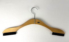 VTG Retro Folding Wood Travel Coat Hanger Lint Brush Combo Made in Japan Nice