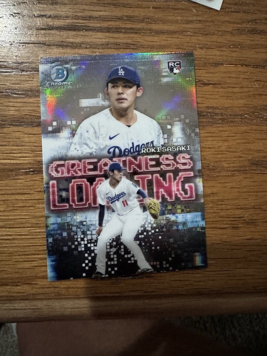2025 Bowman Baseball Roki Sasaki Los Angeles Dodgers GL-23