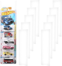 10Pcs Display Case Compatible with Hot-Wheels Match-Box Packaged Cars, Clear