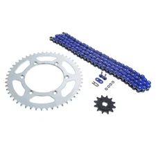2005-2014 Yamaha TT-R230 Blue O Ring Chain & Sprocket Silver 12/50 110L