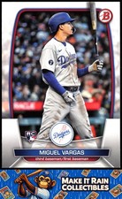 Miguel Vargas 2023 Bowman #88 Los Angeles Dodgers Rookie RC