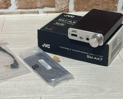 【nvt12049999様】 JVC KENWOOD SU-AX7 JVC SU-AX7 Portable Headphone Amplifier Tested and in good working