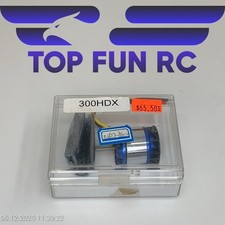 RC 300HDX BRUSHED OUTRUNNER MOTOR FOR RC AIRPLANES & DRONES W/ MOUNT