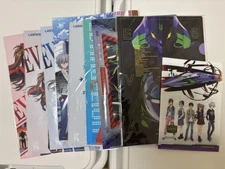 Evangelion Clear File Set of 9 Lawson UT Many not for sale