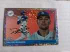 2025 Topps Chrome Platinum Dalton Rushing Mini Gold 75 - Lebron James Back!?!?!?