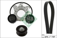 Keilrippenriemensatz Schaeffler INA 529 0552 10 FüR Opel A18 P1UO Astra OV5 Plug