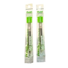 Pentel 2 Green EnerGel 0.5 Needle Tip Roller Pen Refill LRN5-D