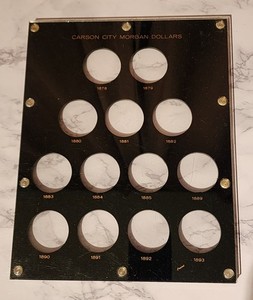 Capital Holder For Carson City Morgan Dollar Coin 1878-1893 Presentation Display