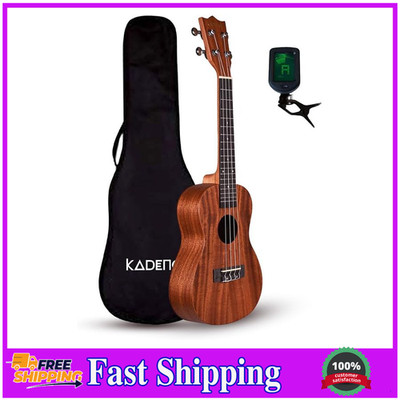 Kadence Baritone Ukulele Mahogany Acoustic Electric w/Bag Professional