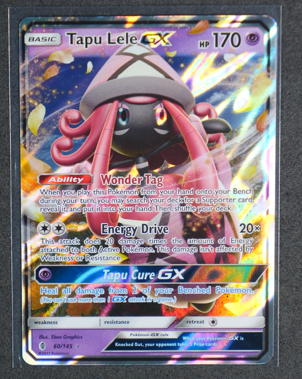 Tapu Lele GX Ultra Rare #60/145 SM - Guardians Rising 2017 NM 5ban Graphics