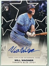 2025 Topps Series 1 - Baseball Stars Autographs Will Wagner Black /10 (AU, RC)