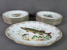 Limoges Nankin Fischservice 12 Personen (LR)