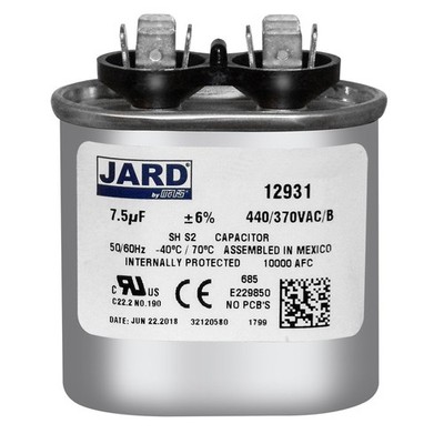 7 uf MFD 440 370 VAC OVAL Run Capacitor Replaces NGM 325P755H44A20A4Z JARD 12931