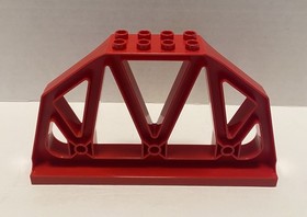 Lego Duplo Support Red Girder Bridge Pillar Train Track 3774 9212 51559 Part